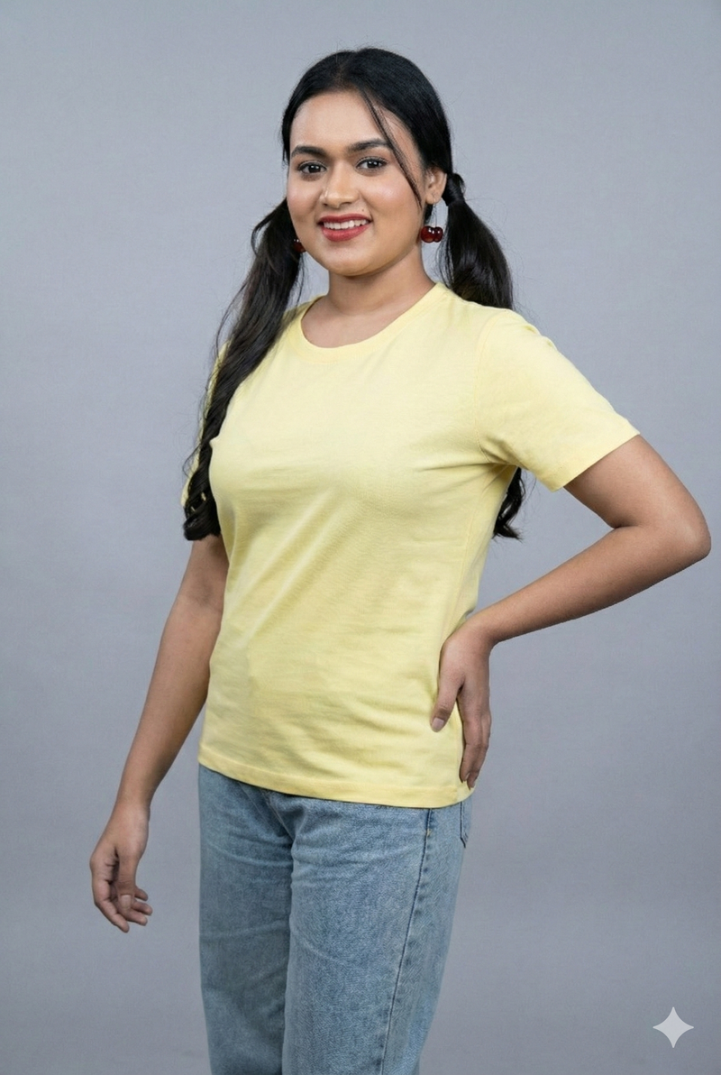 Yellow tees for Women