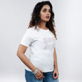 White "Shine Bright" Tees for Women