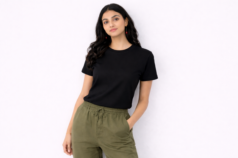 Black tee