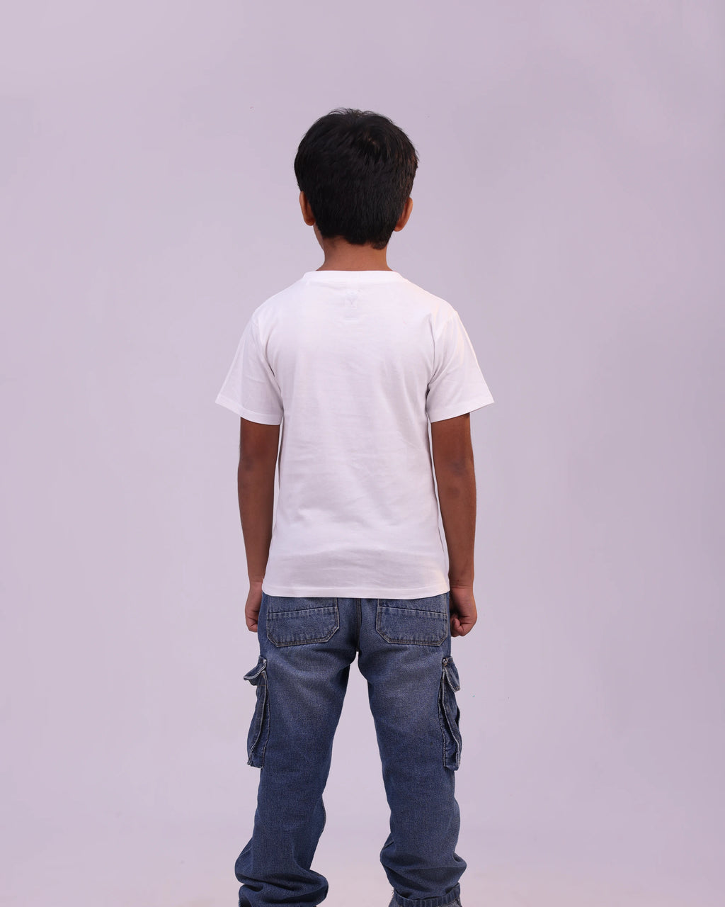 Back view of “Out With My Crew” tee—clean silhouette and all-day comfort