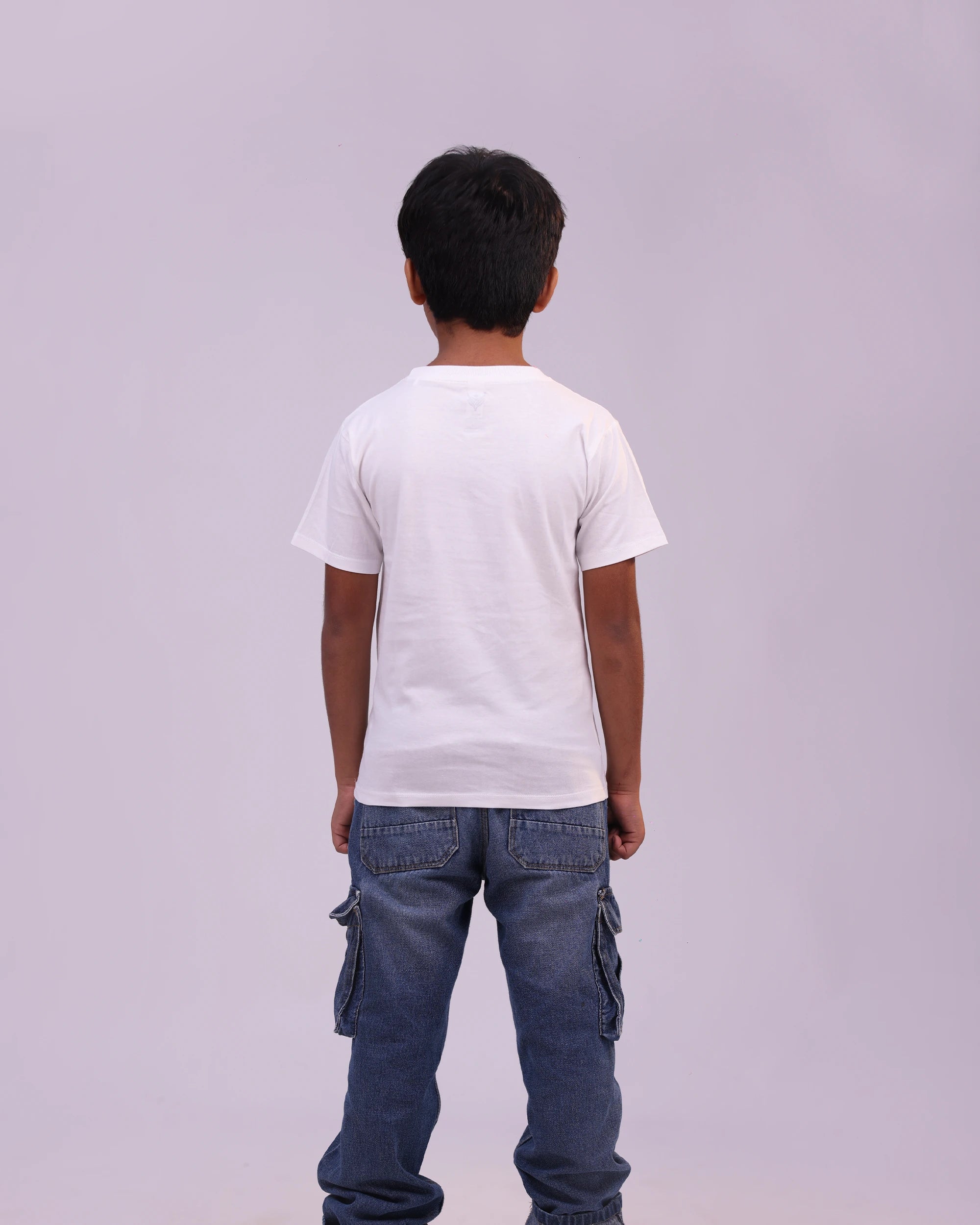 Back view of “Out With My Crew” tee—clean silhouette and all-day comfort