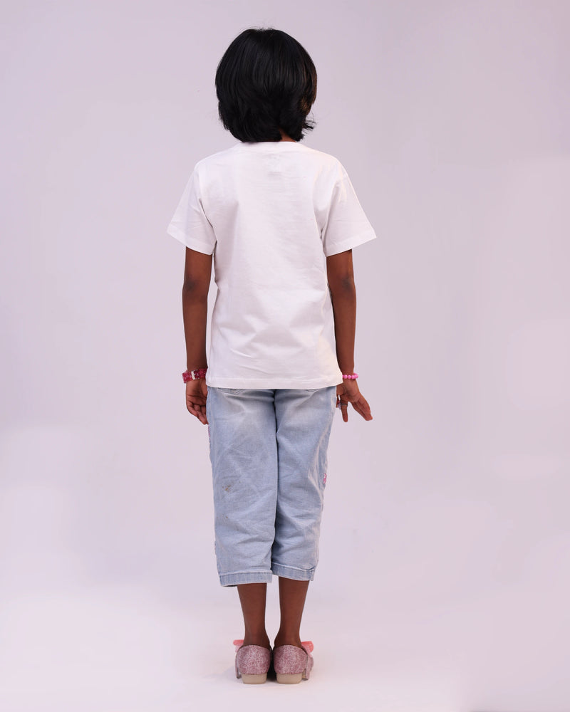 Back view of “Zoo Crew” tee—clean silhouette and playful vibe
