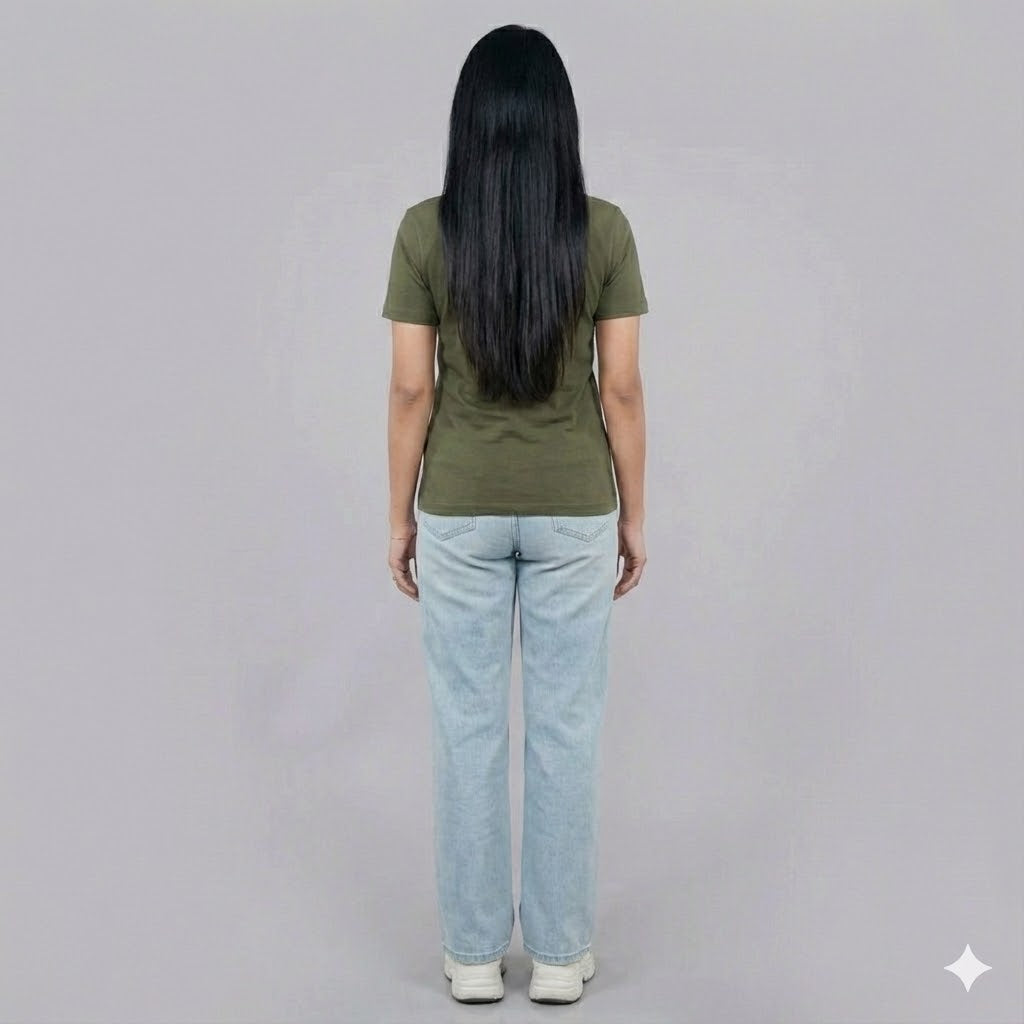Olive Green Tees For Women