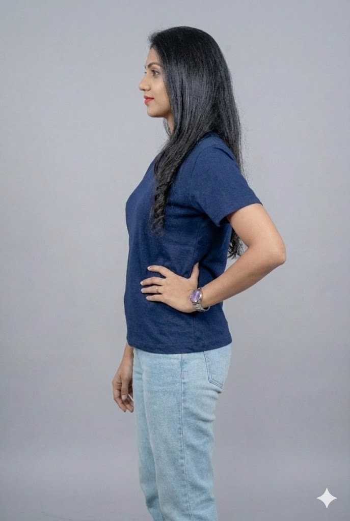 Navy Blue Tees for Women