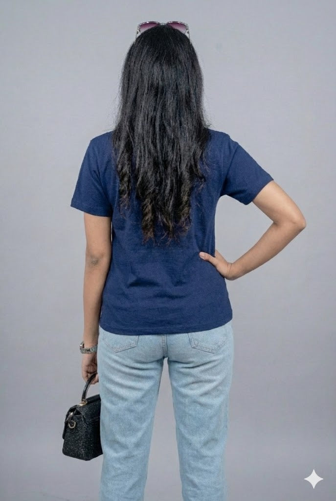 Navy Blue Tees for Women