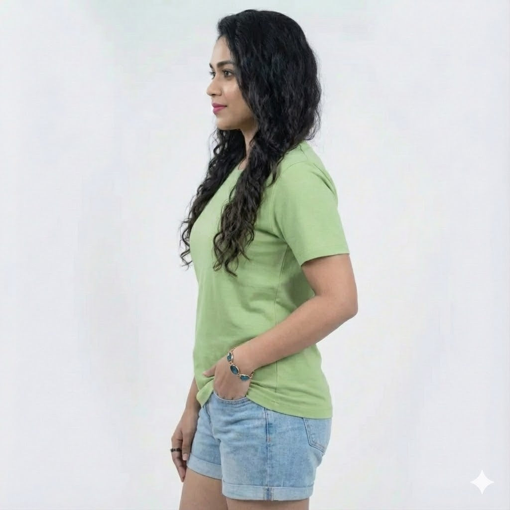 Kiwi Green Tees for Women