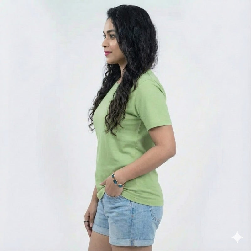 Kiwi Green Tees for Women